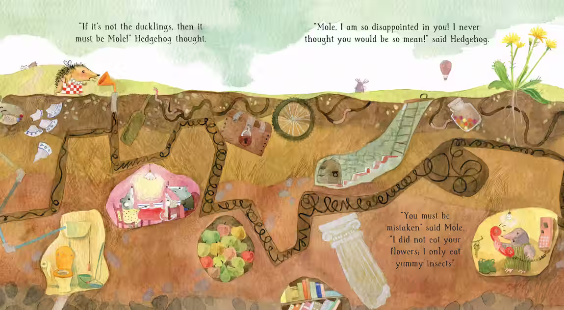 The Prettiest Flower – picture book design by Victoria Vassiades, image 2 of 3