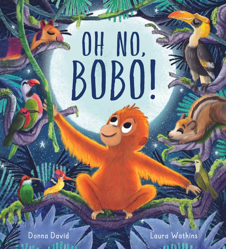 Oh No, Bobo! – picture book cover design by Victoria Vassiades