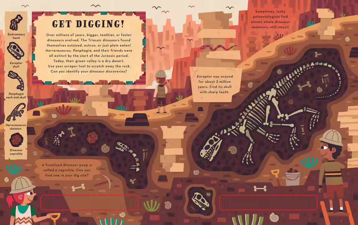 Dig and Discover – novelty book series design by Victoria Vassiades, image 12 of 12