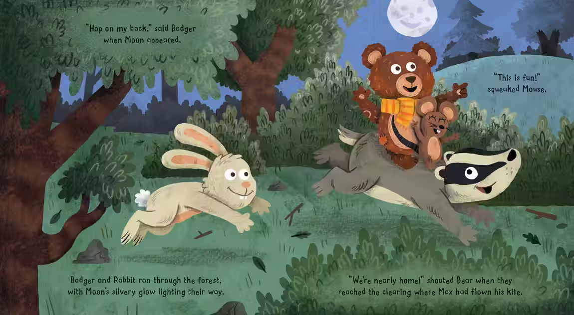 Max and Bear – picture book design by Victoria Vassiades, image 3 of 3