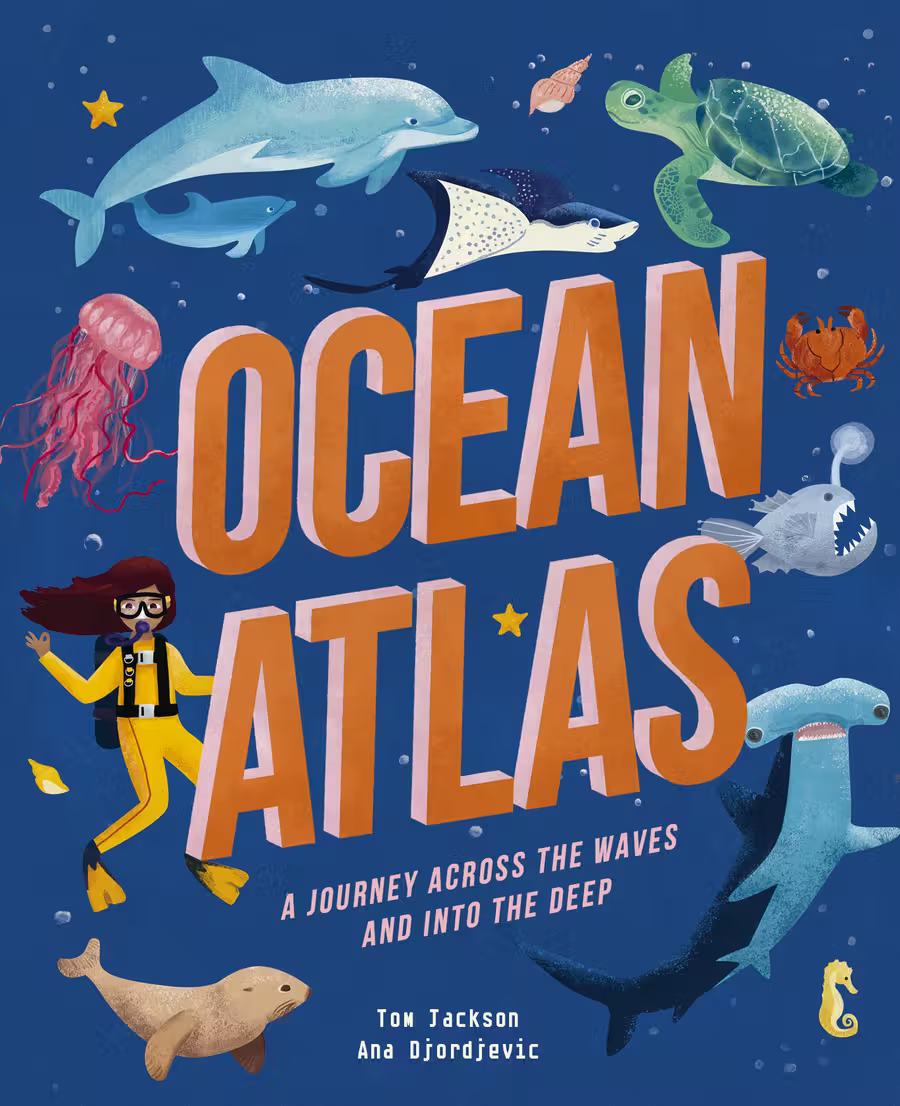 Ocean Atlas – non-fiction cover design by Victoria Vassiades