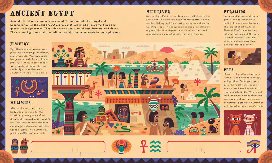 Dig and Discover – novelty book series design by Victoria Vassiades, image 8 of 12
