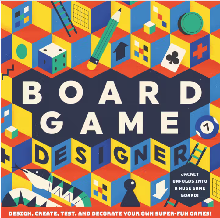 Board Game Designer and Chess Academy – novelty book series, 2 titles cover design by Victoria Vassiades