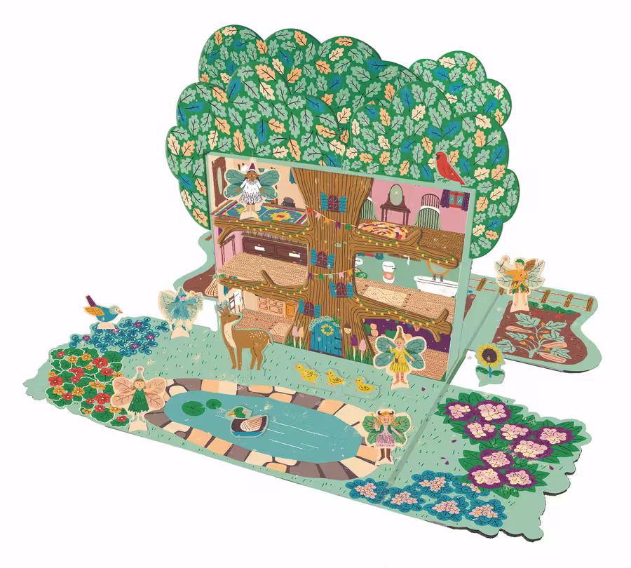 Fairy Tree House – novelty book design by Victoria Vassiades, image 4 of 4