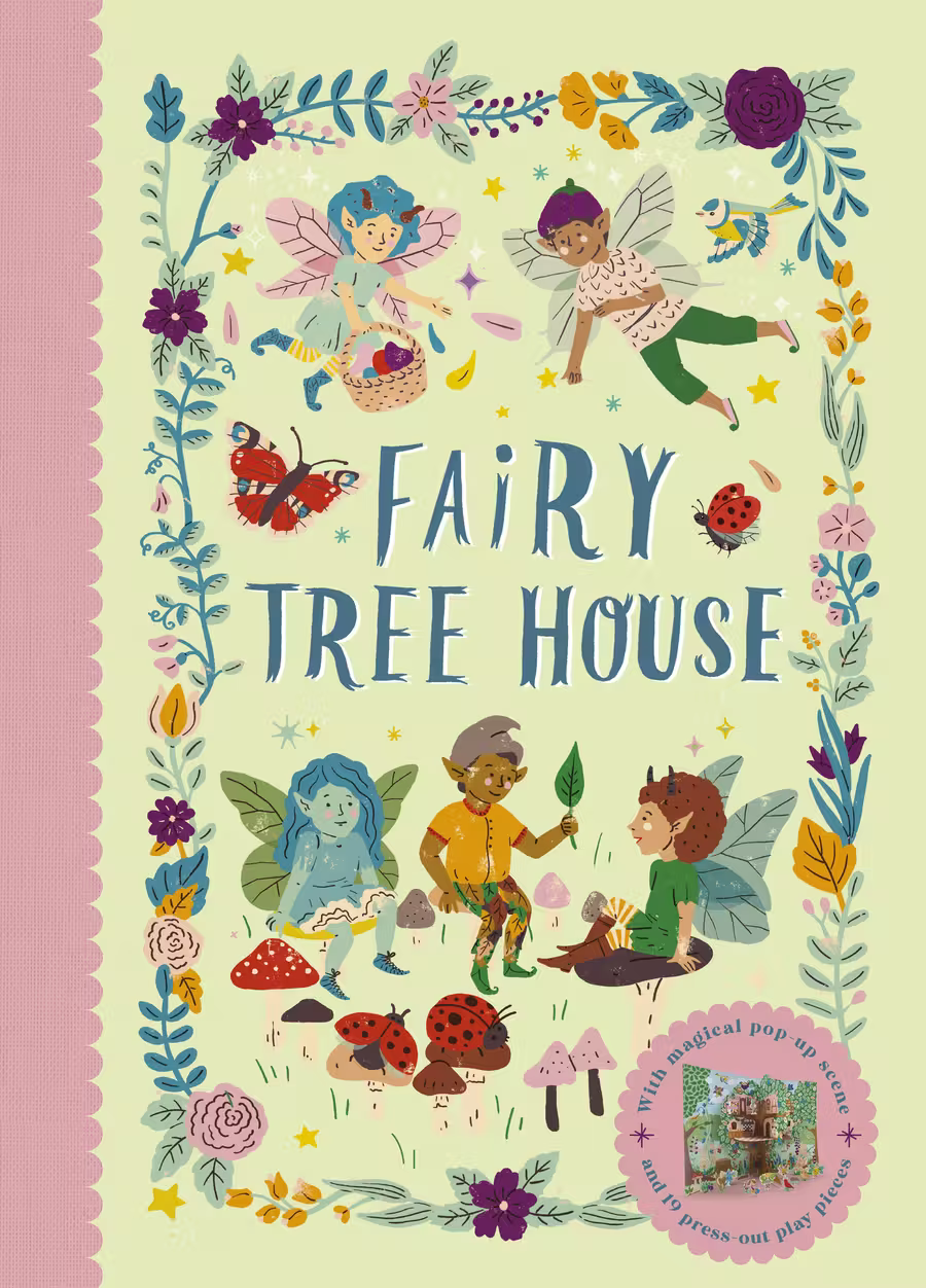 Fairy Tree House Pop-Out Book – novelty book cover design by Victoria Vassiades