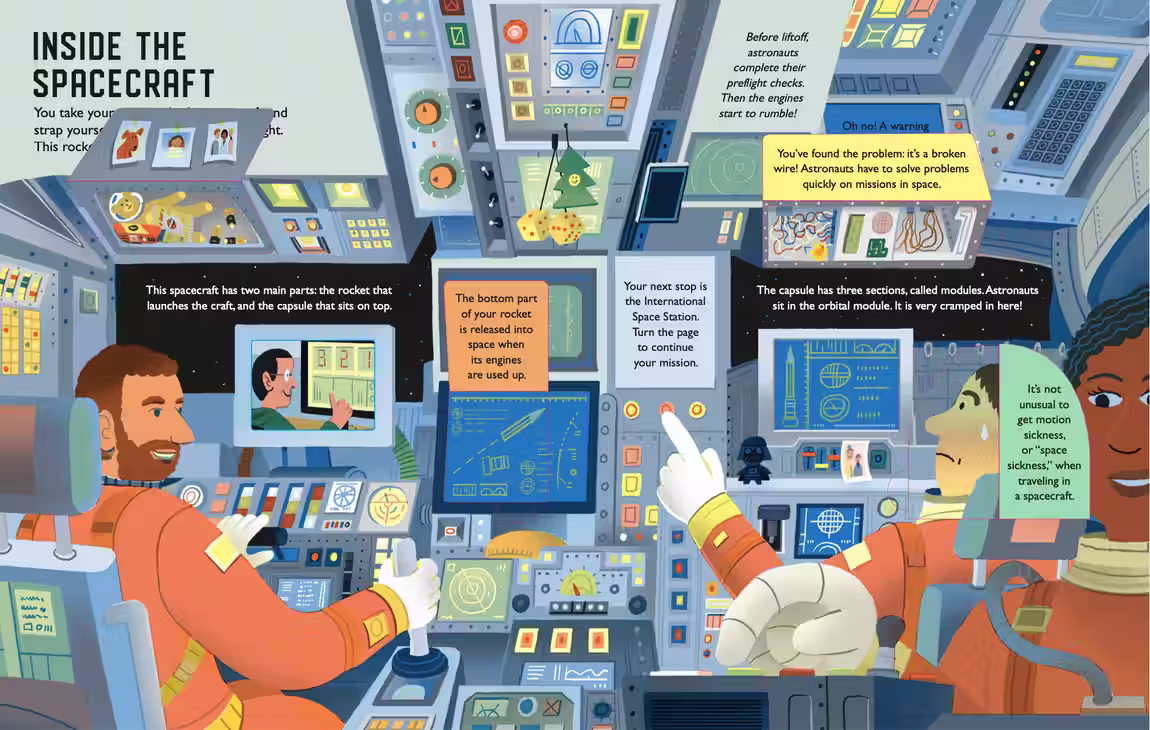 Journey Through Space – novelty book design by Victoria Vassiades, image 3 of 3