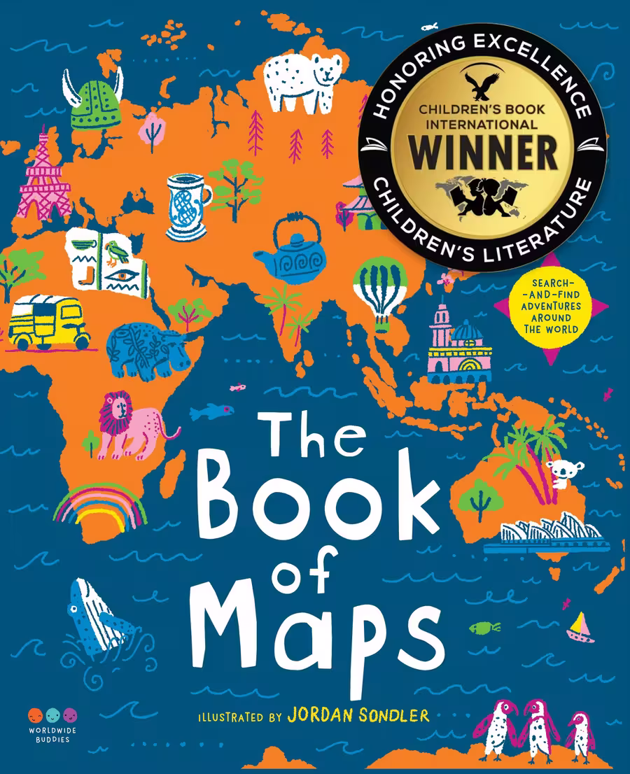 The Book of Maps – non-fiction cover design by Victoria Vassiades